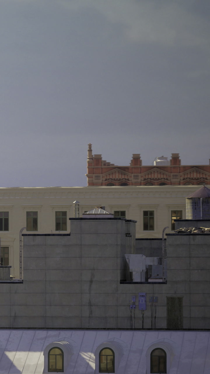 Beautiful city skyline blending modern architecture with historical charm