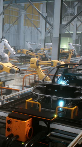 automated car manufacturing facility