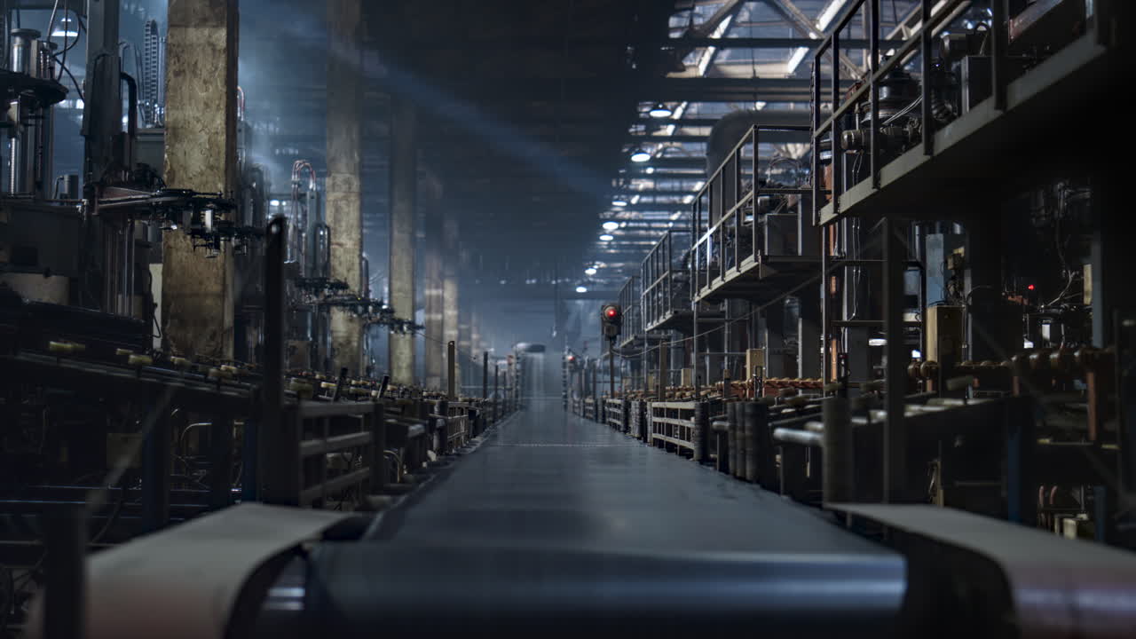 Tyre factory conveyor line producing rubber production at modern warehouse