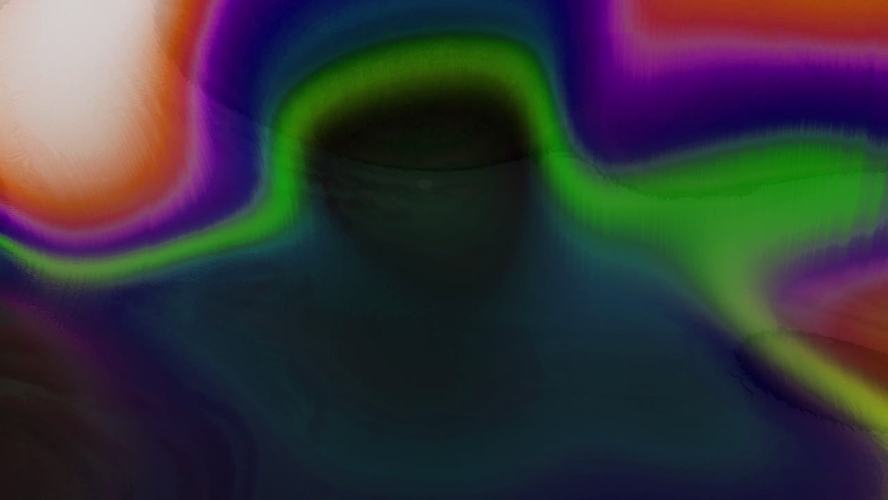 psicodélico colorido vj bucle, burbujas, aceite, formas de transformación