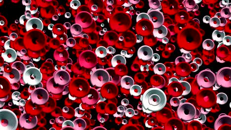 abstract background in red and white