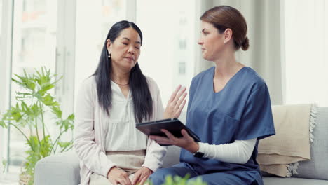 Gesundheitswesen,-Patient-Und-Arzt-Mit-Tablet