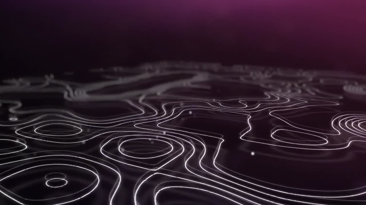 animación de líneas blancas sobre fondo negro