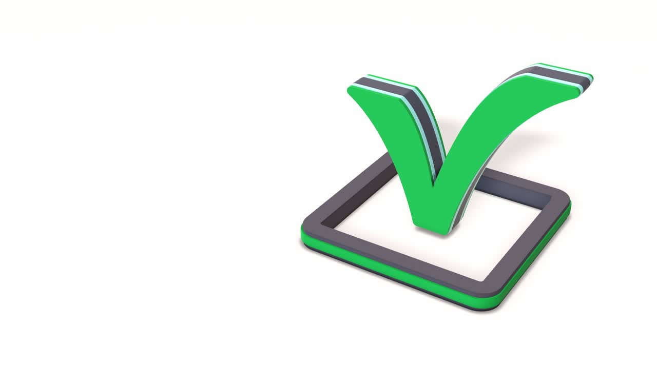 animación de las marcas de verificación