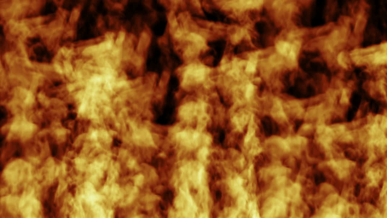 diseño de fuego sobre fondo negro. primer plano