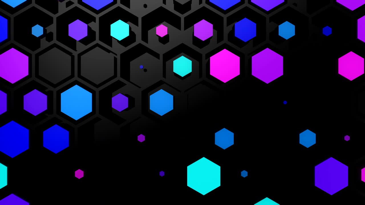 el fondo de los hexágonos