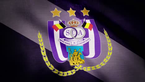 flag of sporting club anderlecht (sca)