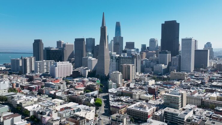 Distretto del centro a San Francisco, California, Stati Uniti