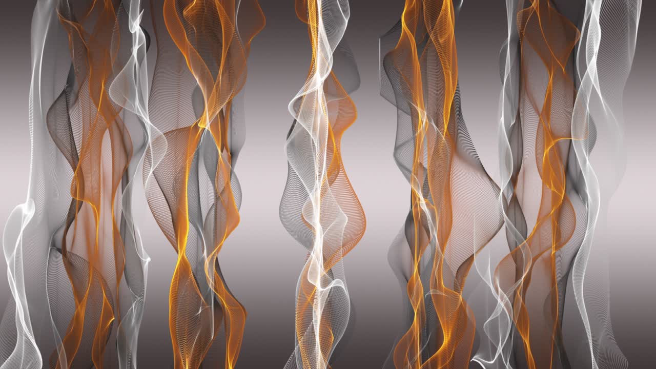 animación fantástica con objeto de onda de partículas en cámara lenta, 4096x2304 bucle 4k