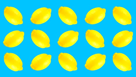 abstract background with yellow lemons