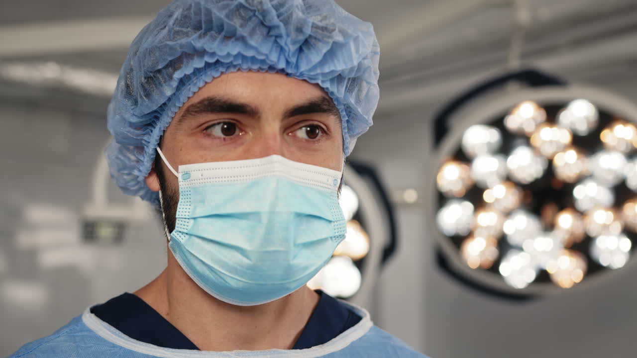 Surgeon ready for operation