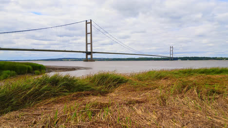 a drone perspective: humber bridge, 12th largest single-span