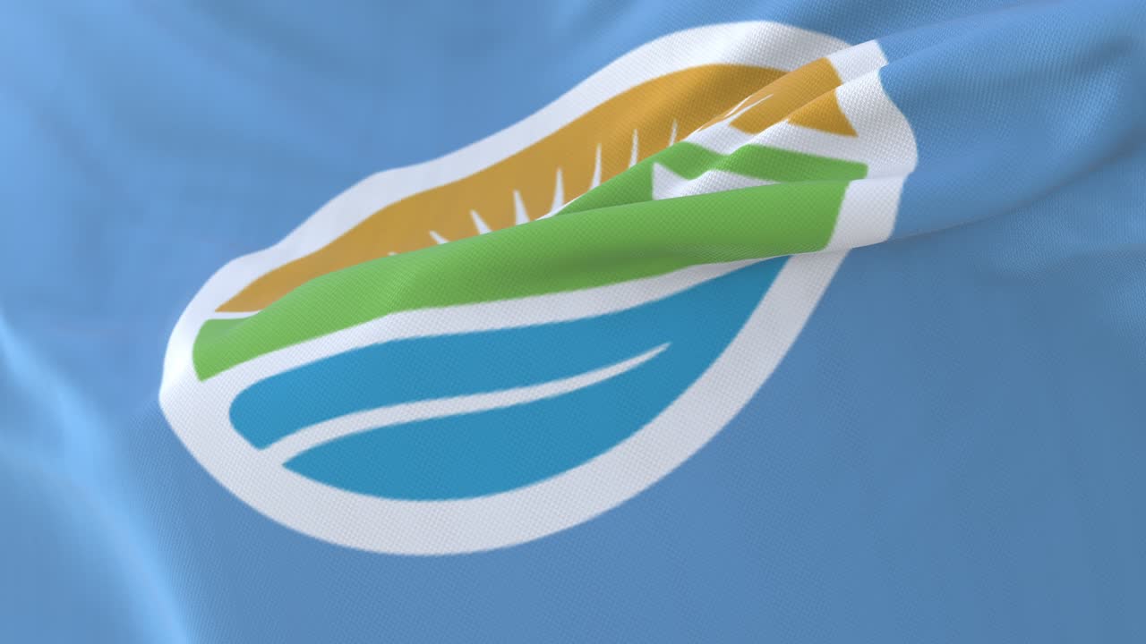 미국 유타주 프로보시티의 발, 바람에 흔들리는, 느린 루프