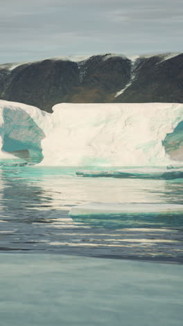 massive iceberg in the arctic