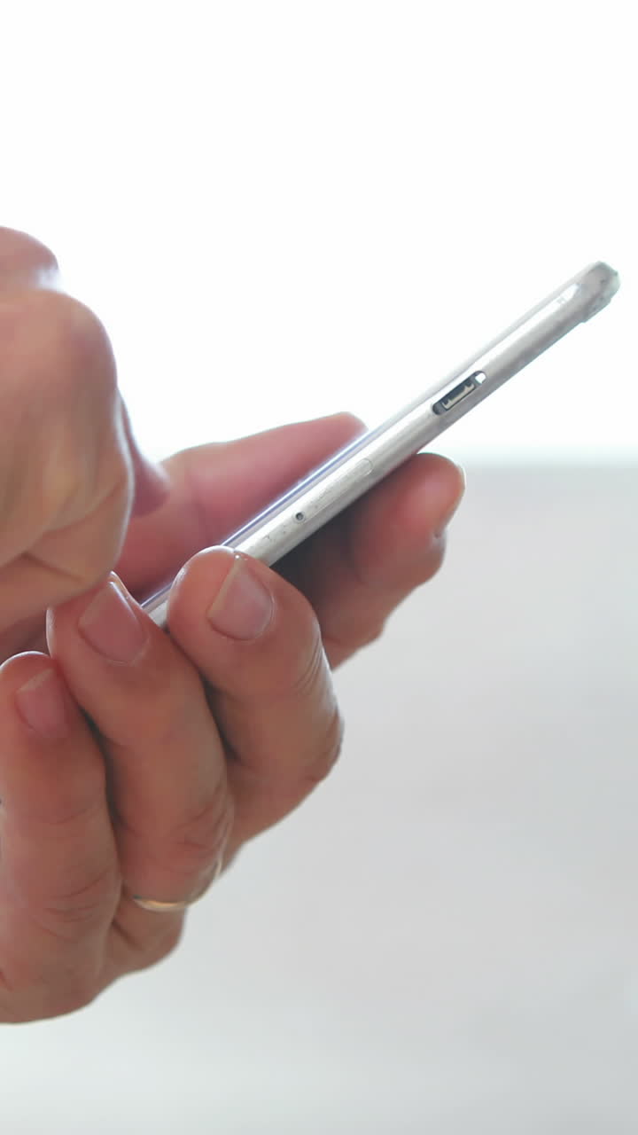 Businessman using his phone