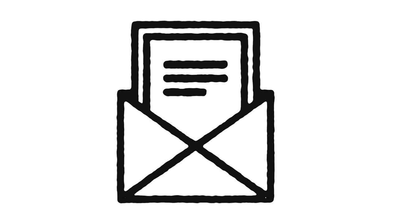 икона информационного бюллетеня анимационная съемка и альфа-канал