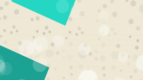 animación de puntos pequeños y grandes sobre fondo blanco