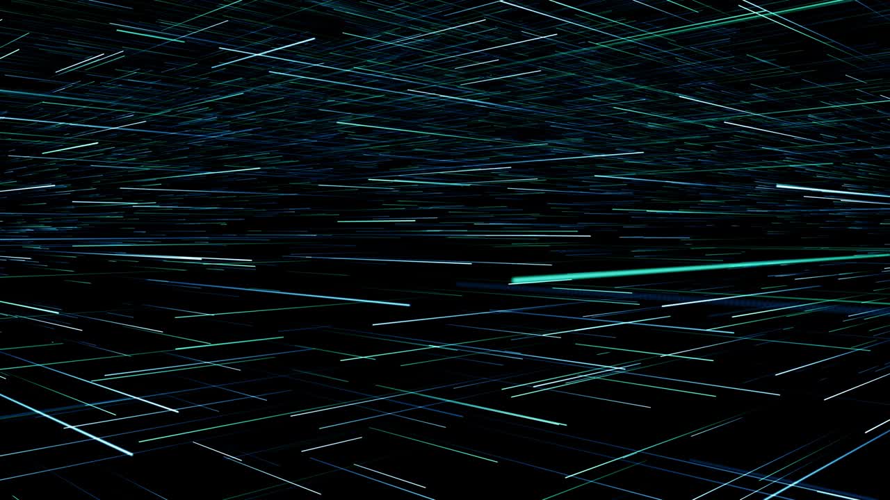 partículas azul verde evento juego tráiler títulos escenario de concierto cinematográfico bucle de fondo