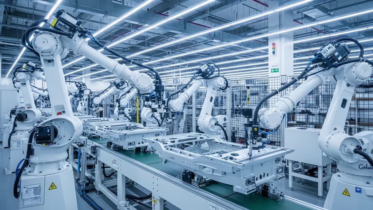 Automated Manufacturing: Advanced Robotics in a High-Tech Production ...
