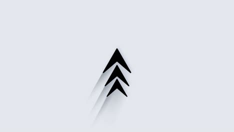 modern arrow, great design for any purposes. alpha channel without background. swipe up animation footage.