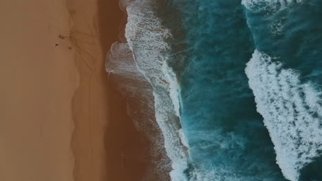 top down waves 4k video