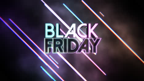 Black-Friday-with-rainbow-neon-lines-1