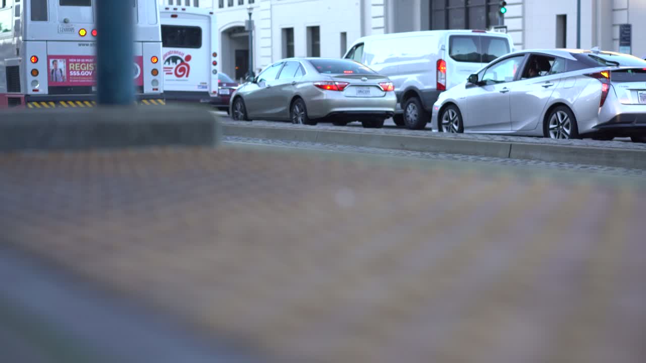 San Francisco Traffic jam 4k