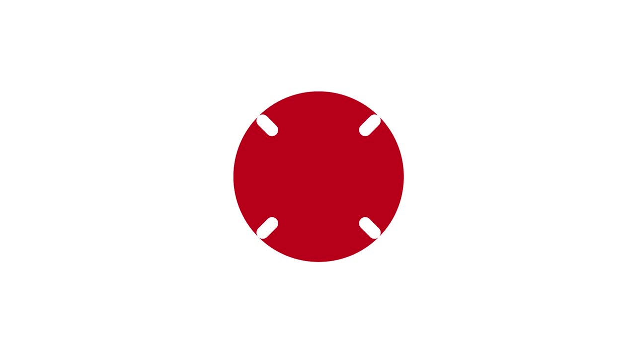 백색 배경 애니메이션에서 아이콘을 취소합니다.