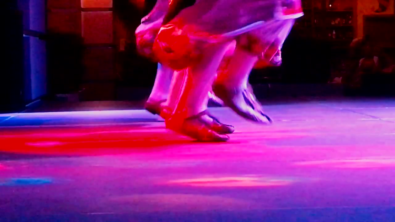 Girls dancing Bulgarian folklore dances