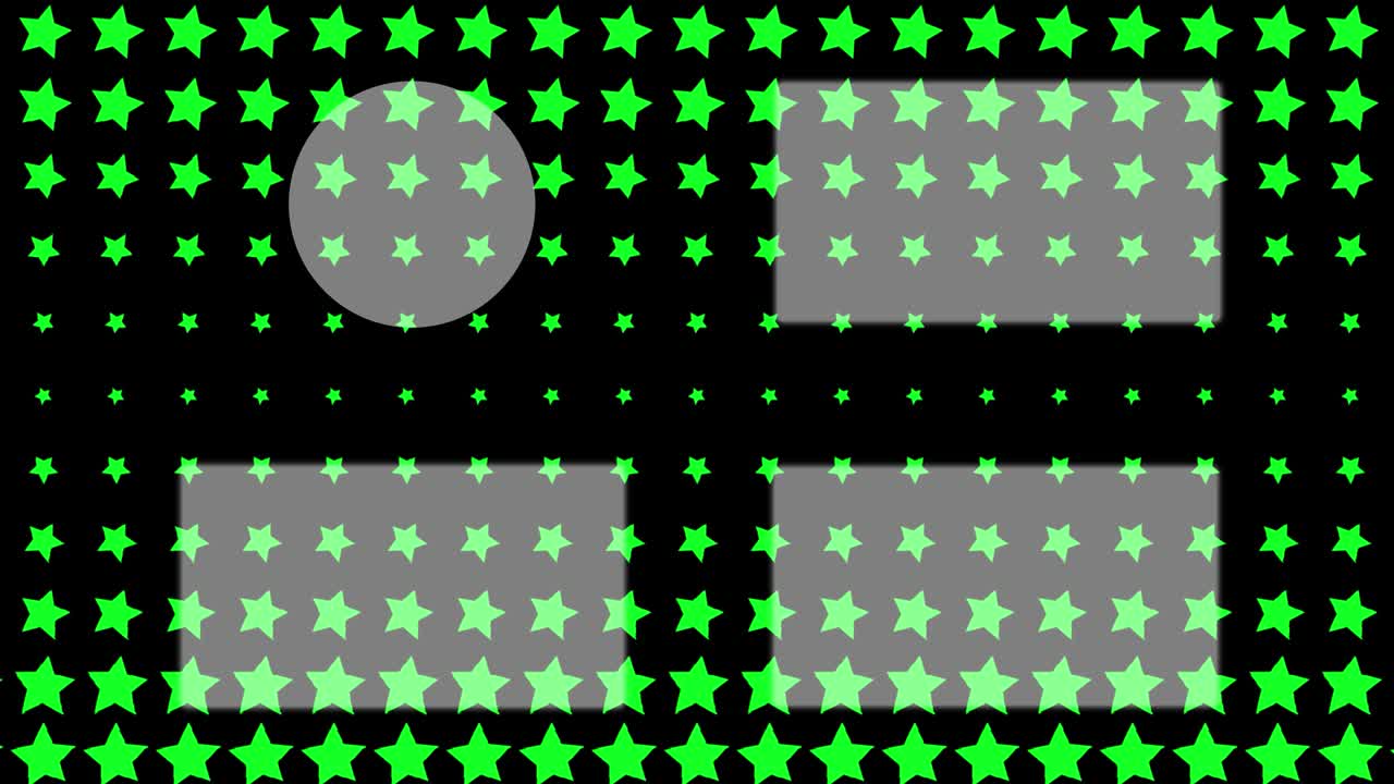 스타 웨이브 엔드 카드 엔딩 스크린 모션 그래픽