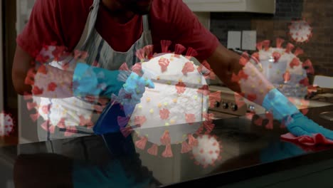las células del coronavirus se propagan a través de la limpieza personal.