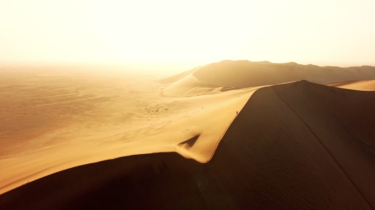 por encima del desierto de namibia