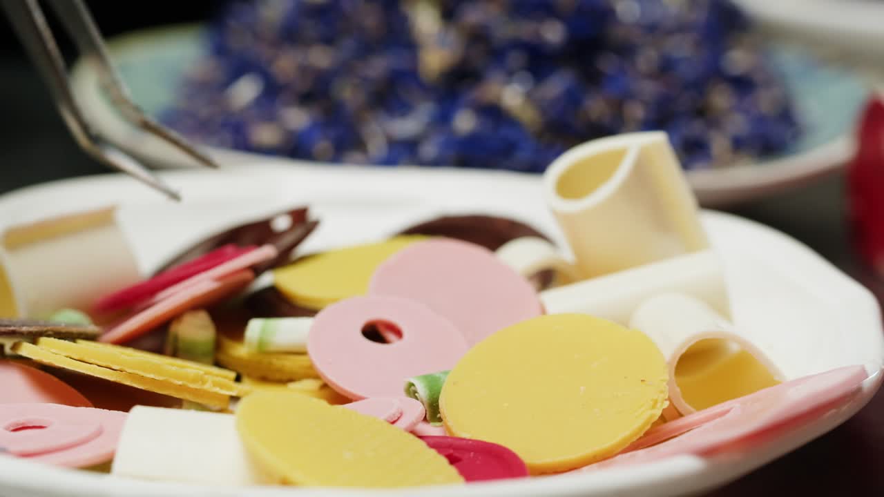 Assortment of Colorful Chocolate Candies