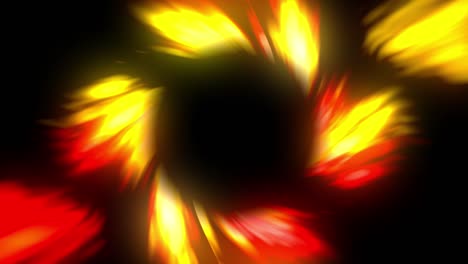 warp hole color loop material animation motion graphics