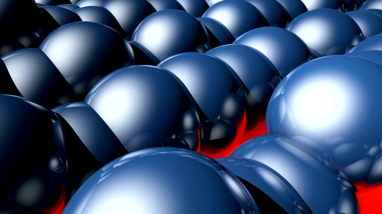 fondo hd en bucle con bonitas bolas abstractas