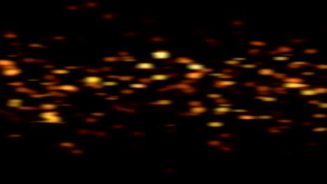 abstract flying blurres bright particles in space, computer generated abstract background, 3d render