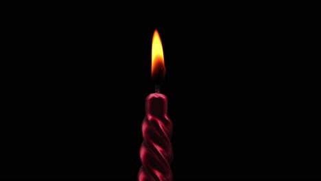 a candle lighting up. stop motion animation