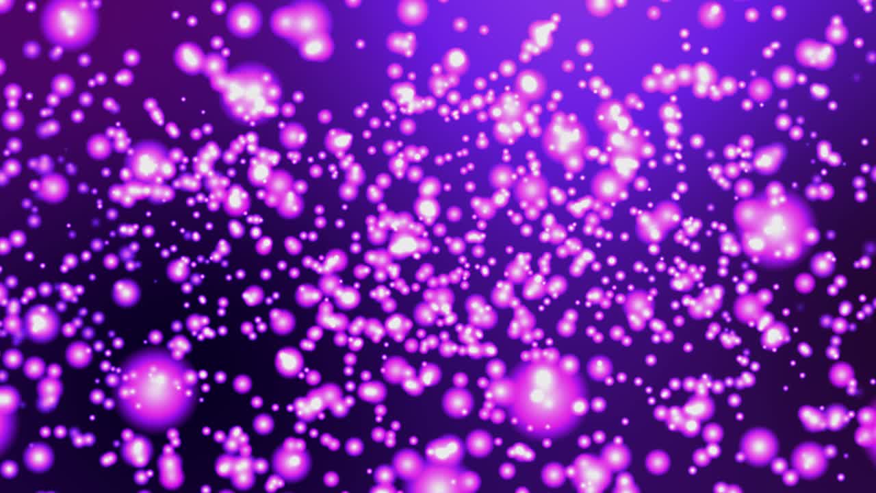 Luminescerende svævende partikler animationsgrafik.