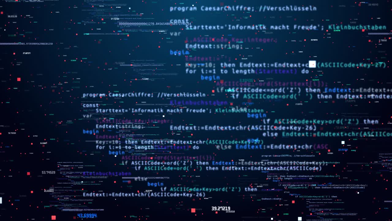 Abstract Computer Code Visuals