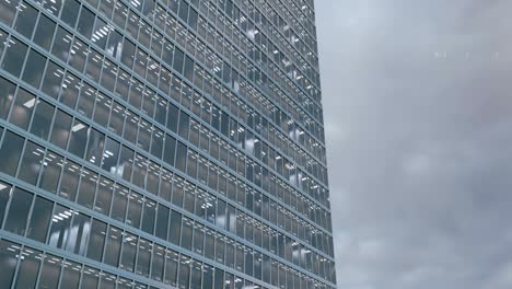 office building windows and skyscraper building with corporate offices loopable