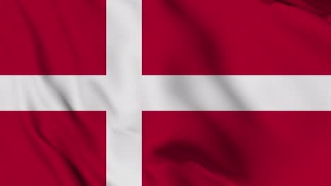 denmark flag seamless waving animation