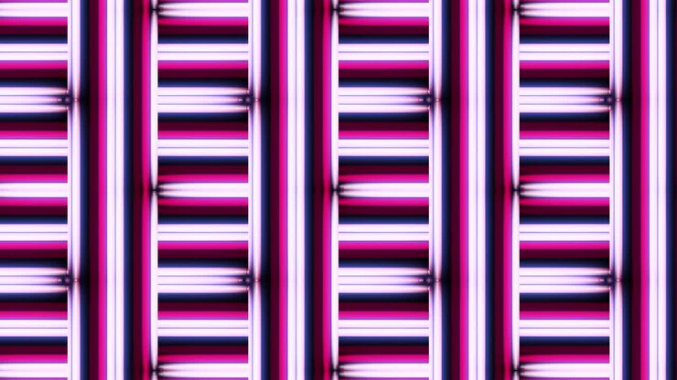 Sfondi animati con tubi fluorescenti 4K.