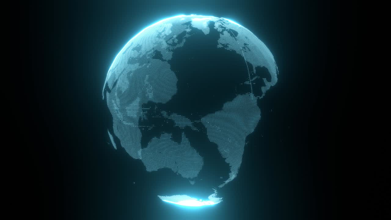 el planeta tierra girando.