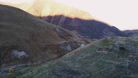 autumn mountain valley landscape