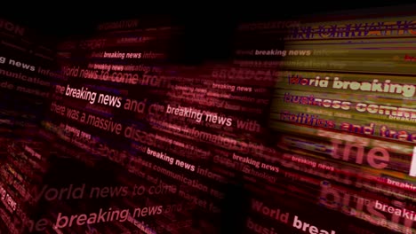 headline titles media with breaking news and information seamless looped animation