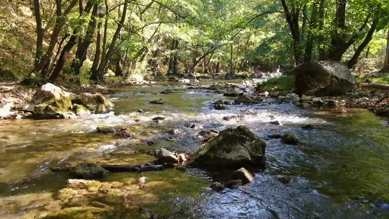 Near water drone footage