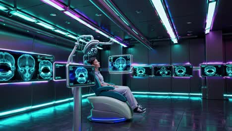 futuristic medical examination