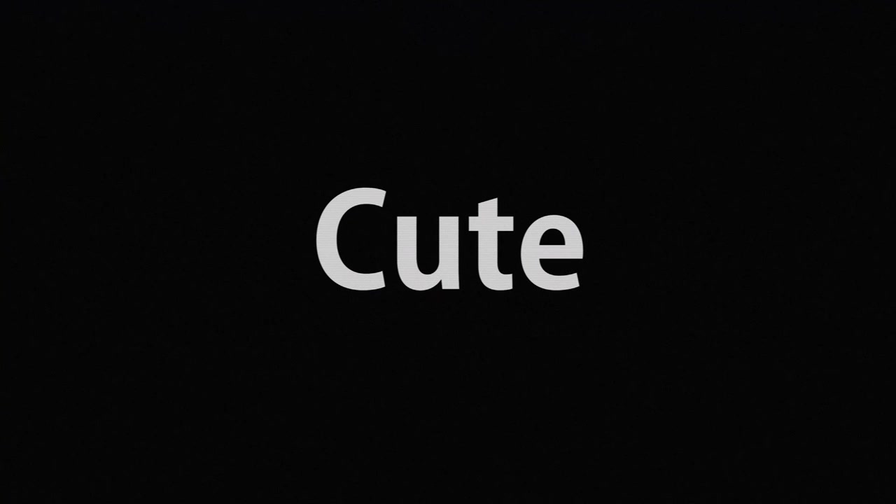 Cute text animation message motion graphics