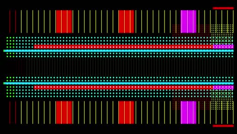 4k líneas abstractas de parpadeo en bucle 1