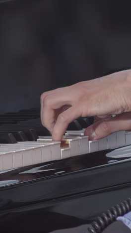 persona que toca el piano